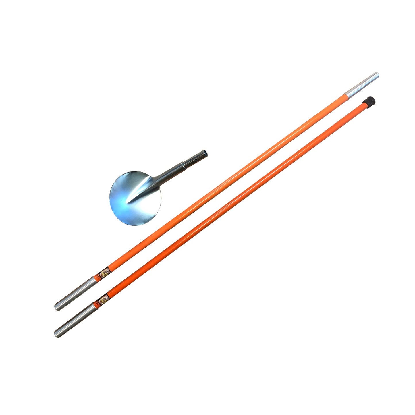 Sewer Spoons with Fiberglass Pole Handles