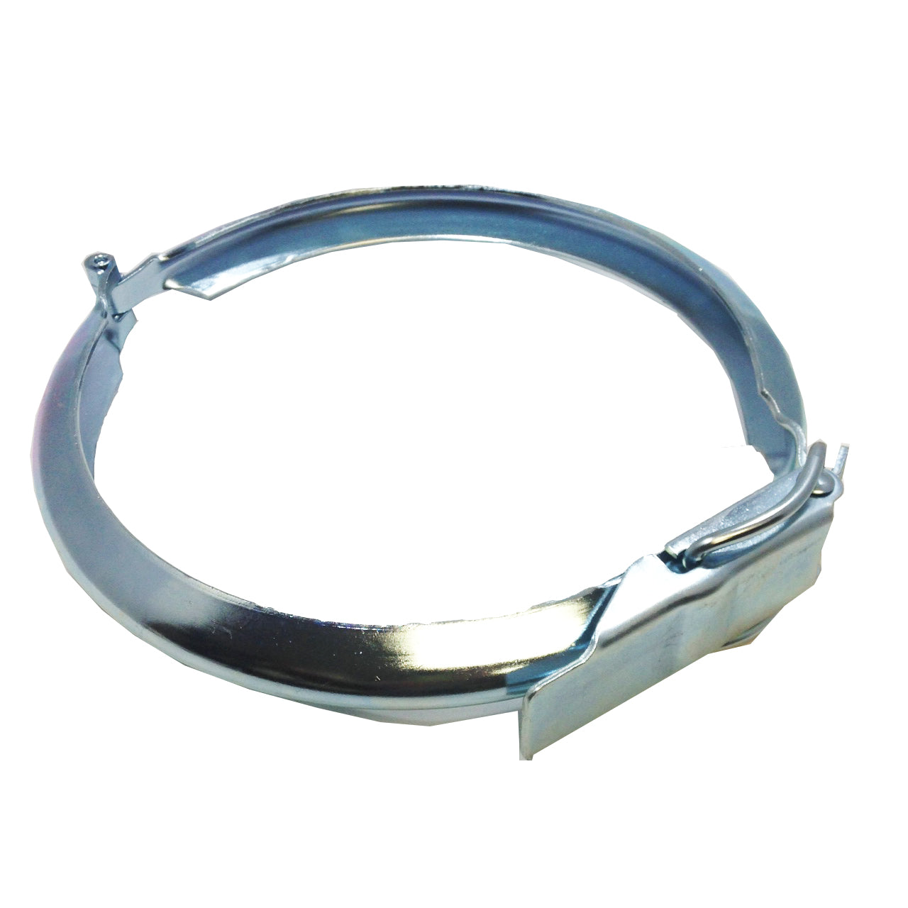V calmp for connecting flat flange tubes