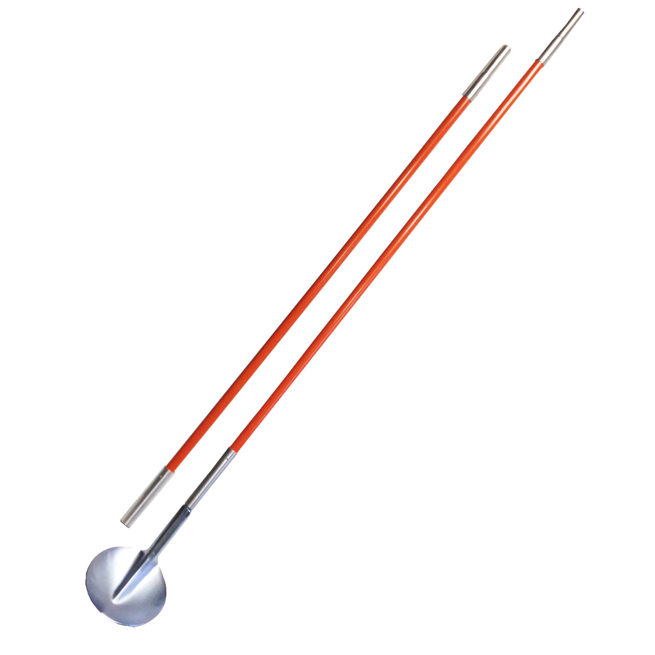 Sewer Spoon with Fiberglass Pole Handles