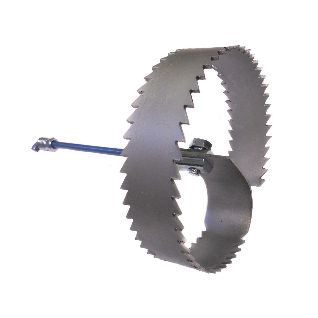 Heavy Duty Flat Root Saw Blade with Adapter Rod and Coupling | Sewer ...