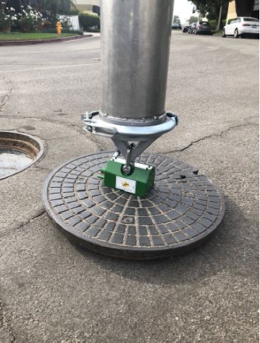 Magnetic Boom Manhole Cover Lifter, Manhole Cover Lifter