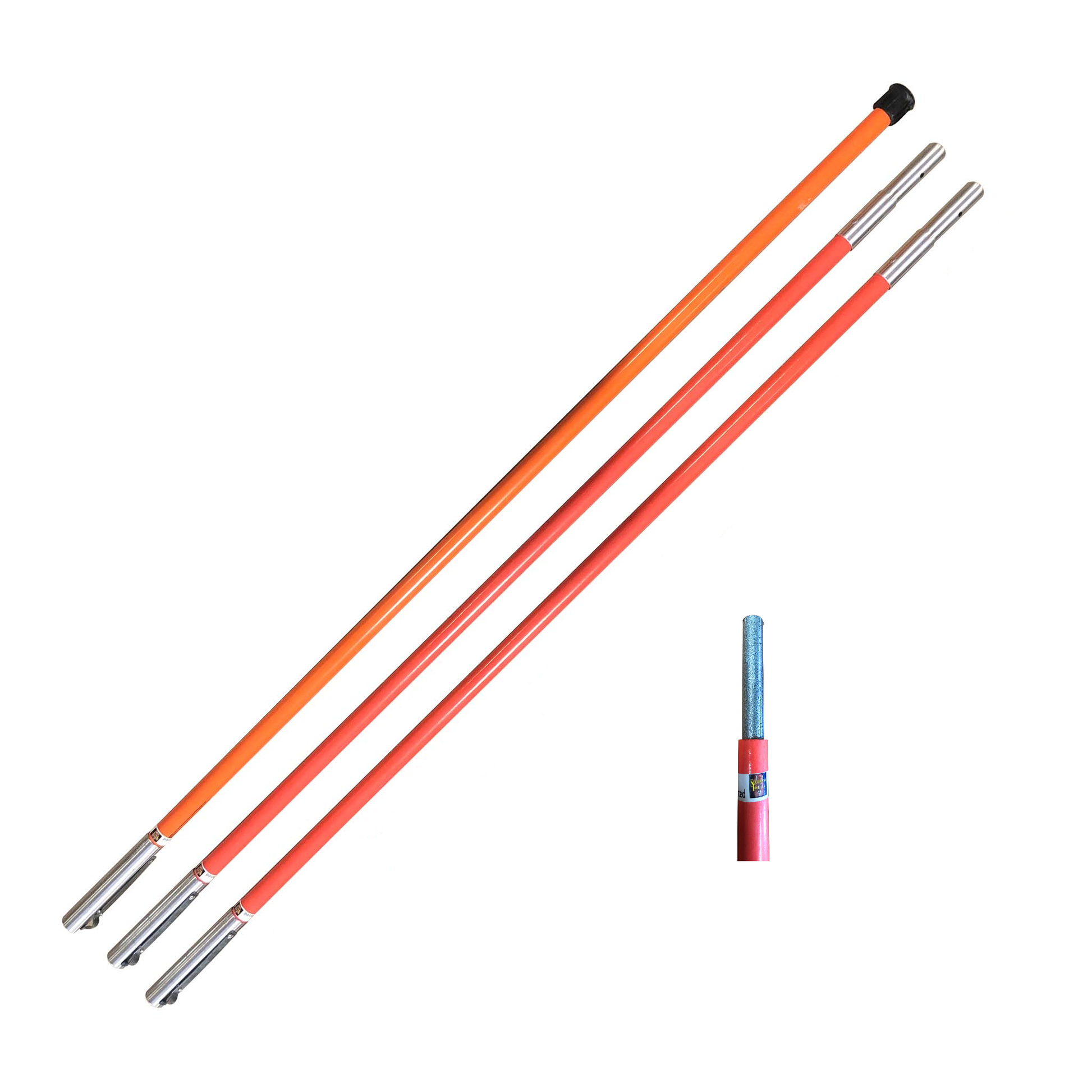 Steel Reinforced Fiberglass Poles for All Sewer Tools