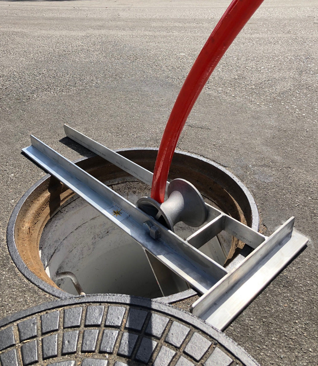 Aluminum Upper Manhole Roller Hose Guide